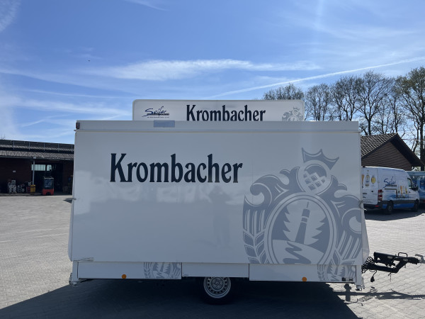 Miete Ausschankwagen Krombacher 8-eck