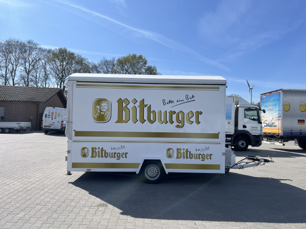 Miete Ausschankwagen Bitburger Junior